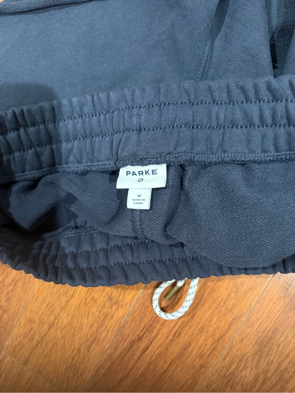 Parke x Target Navy Blue Mid Rise Boxer Drawstring Sweat Shorts Sweatshorts - Picture 3 of 9